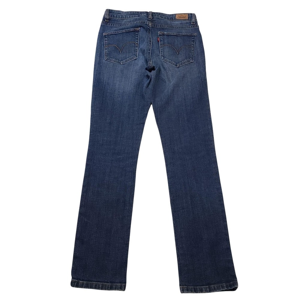 Levis Jeans Womens 8M Blue Mid Rise Skinny Stretch Denim 30x30 Medium Wash - Picture 8 of 15